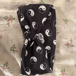 Black and White Yin Yang Headband